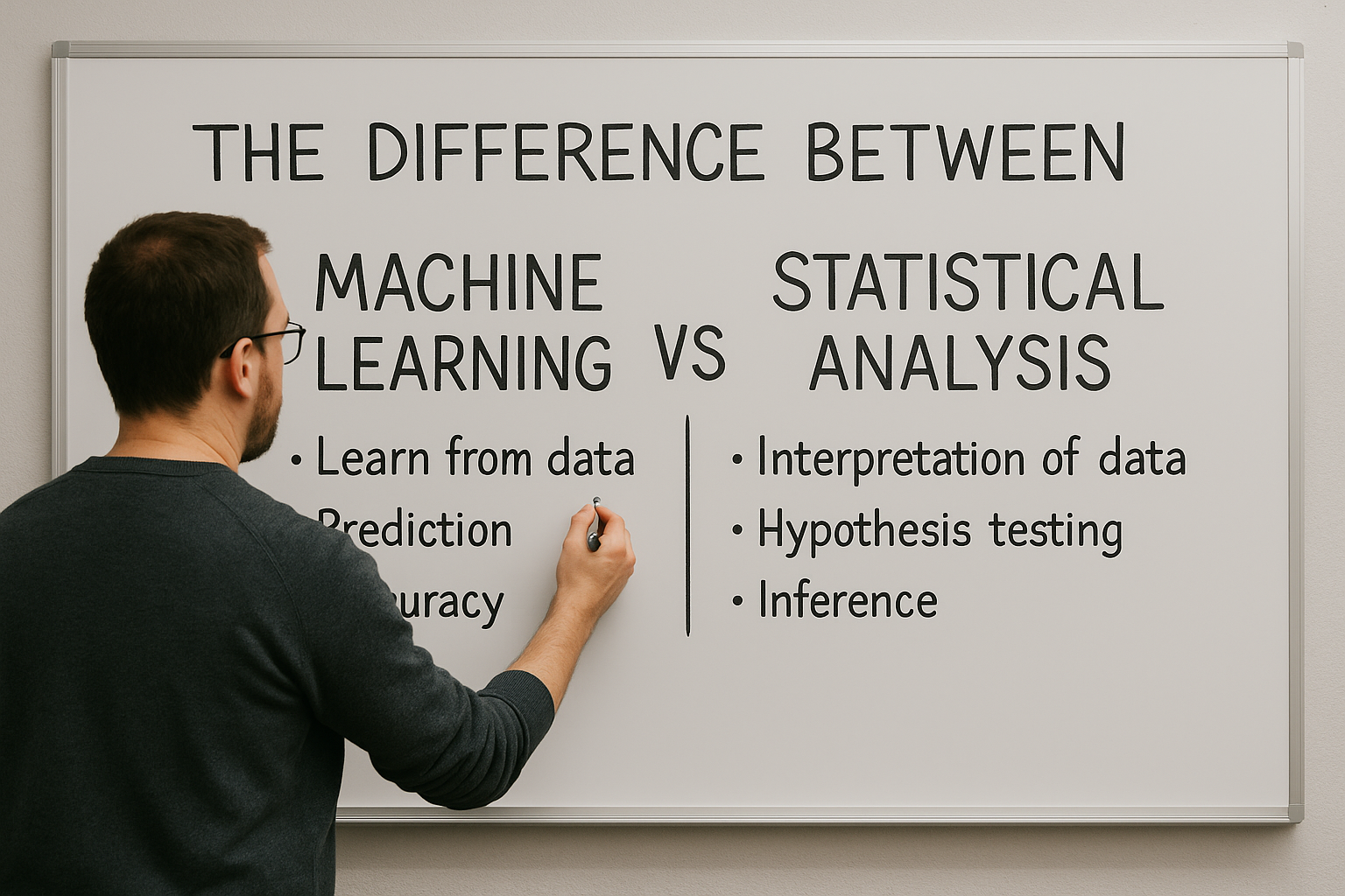 機械学習と統計解析の違い